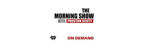 Logo of The Morning Show with Preston Scott, featuring discussions on SAT test prep and educational strategies for college-bound students.